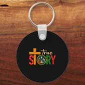 True Story Of Jesus Birth Christmas Nativity Chris Sleutelhanger (Voorkant)