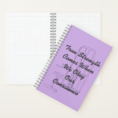 True Strength Light Paarse Bullet Journal Notitieboek (Binnen)