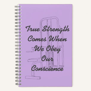 True Strength Light Paarse Bullet Journal Notitieboek