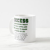 True Success Funny Mug Koffiemok (Voorkant links)