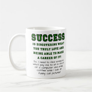 True Success Funny Mug Koffiemok