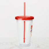 True Supergirl Flying Graphic Acryl Drinkbeker (Rechts)