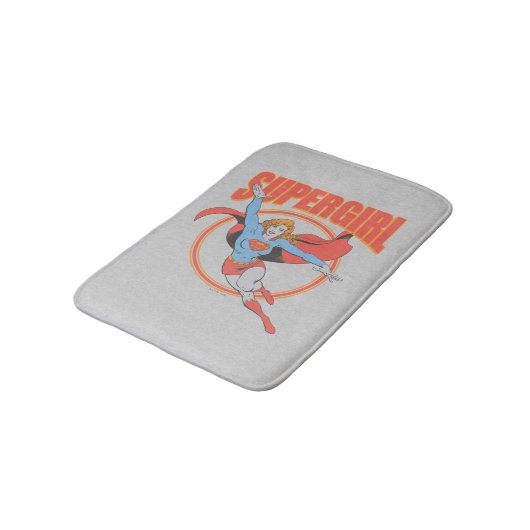 True  Supergirl Flying Graphic Badmat (Gekanteld)