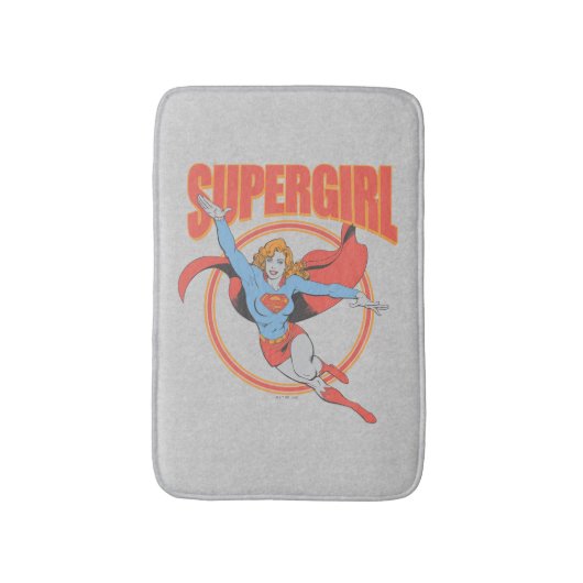 True  Supergirl Flying Graphic Badmat (Voorkant Verticaal)