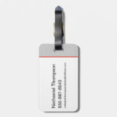 True  Supergirl Flying Graphic Bagagelabel (Achterkant verticaal)