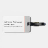 True  Supergirl Flying Graphic Bagagelabel (Achterkant horizontaal)