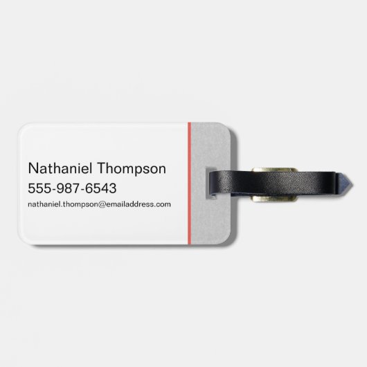 True Supergirl Flying Graphic Bagagelabel (Achterkant horizontaal)