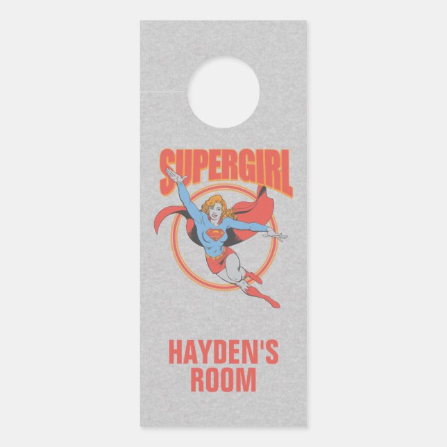 True  Supergirl Flying Graphic Deurhanger (Voorkant)