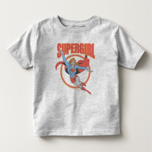 True  Supergirl Flying Graphic Kinder Shirts (Voorkant)