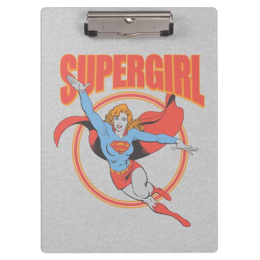 True  Supergirl Flying Graphic Klembord (Voorkant)