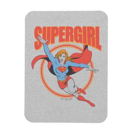 True Supergirl Flying Graphic Magneet (Verticaal)