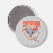 True  Supergirl Flying Graphic Magneet (Voorkant / Achterkant)