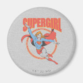 True  Supergirl Flying Graphic Magneet (Voorkant)