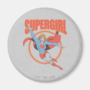 True  Supergirl Flying Graphic Magneet