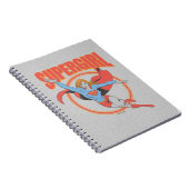 True  Supergirl Flying Graphic Notitieboek (Rechterzijde)