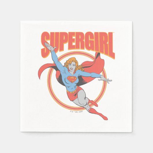 True  Supergirl Flying Graphic Servet (Voorkant)