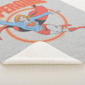 True  Supergirl Flying Graphic Sherpa Deken (3/4)