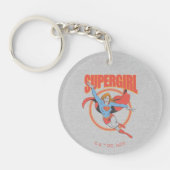 True Supergirl Flying Graphic Sleutelhanger (Voorkant)