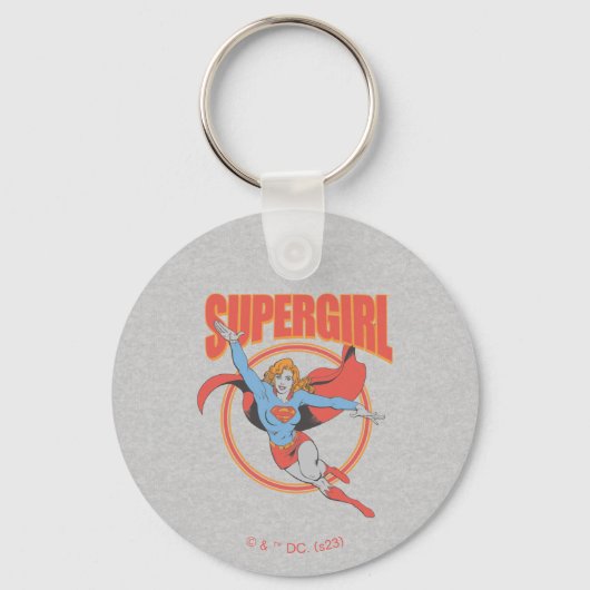 True Supergirl Flying Graphic Sleutelhanger (Voorkant)