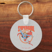 True Supergirl Flying Graphic Sleutelhanger (Voorkant)