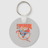 True Supergirl Flying Graphic Sleutelhanger (Achterkant)