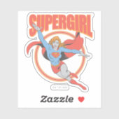 True  Supergirl Flying Graphic Sticker (Vel)