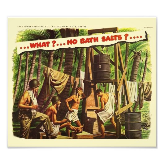 True Towel Tales No. 3 van 6 Foto Print Afdruk (Voorkant)