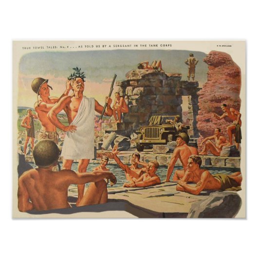 True Towel Tales No. 4 van 6 Foto Print Afdruk (Voorkant)