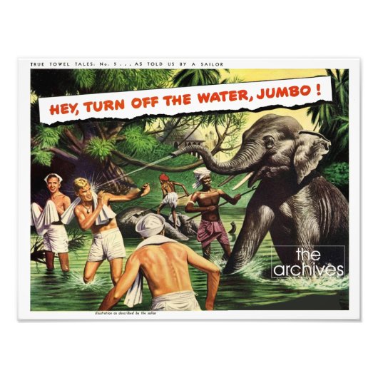 True Towel Tales No. 5 van 6 Foto Print Afdruk (Voorkant)