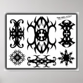 True Tribal Tattoos-01 Poster (Voorkant)