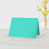 True Turquoise Kaart (Gele Bloem)