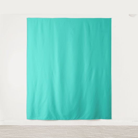 True Turquoise Wandkleed (Voorkant)