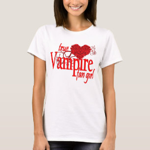 True vampire-ventilatormeisje t-shirt