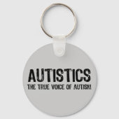 True Voice of Autism Sleutelhanger (Voorkant)