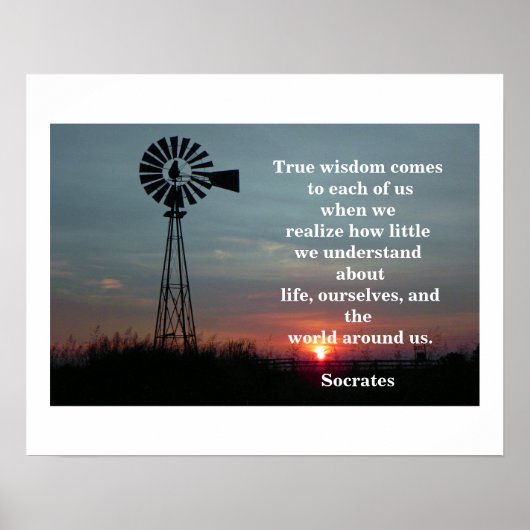 True Wisdom Poster (Voorkant)