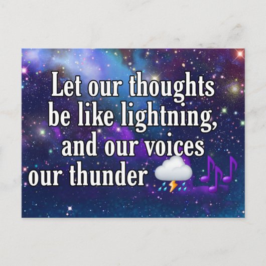 Truer Words Briefkaart (Voorkant)