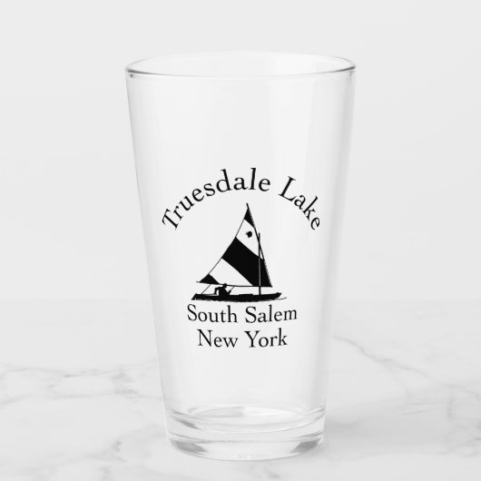 Truesdale Lake Sailboat Tumbler Glass (Voorkant)