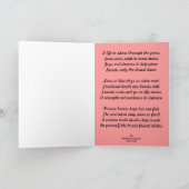 Truest Friend Wenskaart Kaart (Binnen)