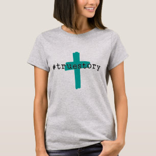 #TrueStory Cross Design T-shirt