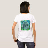 "#truestory" kruis luipaardprint hart t-shirt (Achterkant volledig)