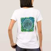 "#truestory" kruis luipaardprint hart t-shirt (Achterkant)