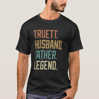 Truett Husband Father Legend Vaderdag Retro T-shirt