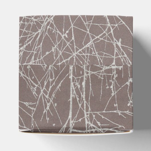 Truffel 'boom' gunst box. bedankdoosjes (Bovenkant)