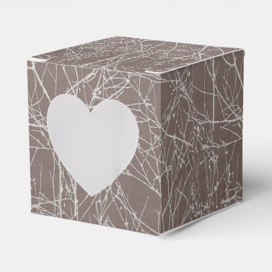 Truffel 'boom' gunst box. bedankdoosjes (Voorkant Zijde)