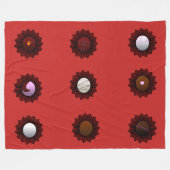 Truffel Fleece Deken (Voorkant (Horizontaal))