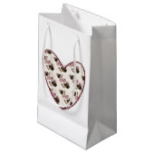 Truffel Hart Klein Cadeauzakje (Voorkant Gekanteld)