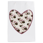 Truffel Hart Medium Cadeauzakje (Voorkant)