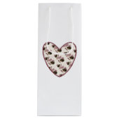 Truffel Hart Wijn Cadeautas (Voorkant)