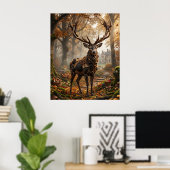 Truffel Hert Bosgoed Estate Poster (Thuiskantoor)
