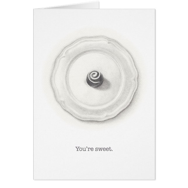 Truffel op een bord potlood afbeelding (Voorkant)